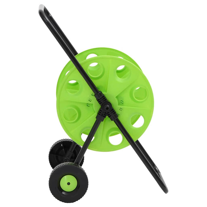 Cărucior cu tambur, verde, pentru furtun de 60 m 1/2", oțel WALTI