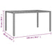 Set mobilier de grădină cu perne, 5 piese, negru, poliratan - WALTI WALTI