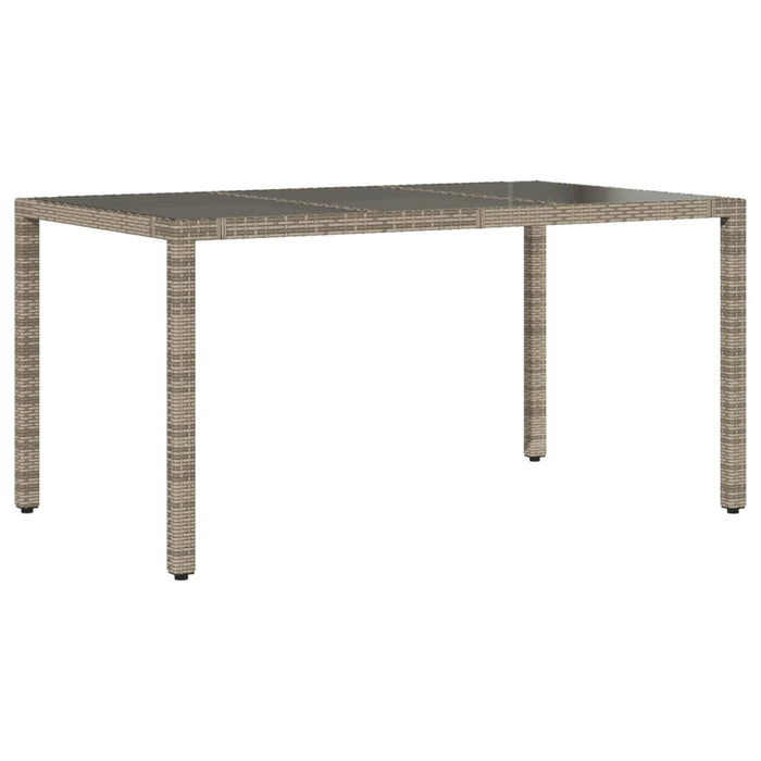 Set mobilier de grădină cu perne, 5 piese, gri, poliratan - WALTI WALTI
