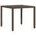 Set mobilier de grădină, 5 piese, cu perne, maro, poliratan - WALTI WALTI