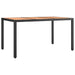 Set mobilier de grădină cu perne, 7 piese, negru, poliratan - WALTI WALTI