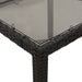 Set mobilier de grădină cu perne, 5 piese, negru, poliratan - WALTI WALTI