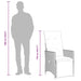 Set mobilier de grădină cu perne, 5 piese, negru, poliratan - WALTI WALTI