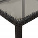 Set mobilier de grădină cu perne, 7 piese, negru, poliratan - WALTI WALTI
