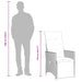 Set mobilier de grădină cu perne, 7 piese, negru, poliratan - WALTI WALTI