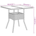 Set mobilier grădină perne 3 piese negru poliratan/lemn acacia - WALTI WALTI