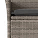 Set mobilier grădină cu perne 5 piese gri poliratan/lemn acacia - WALTI WALTI