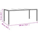 Set mobilier de grădină cu perne, 9 piese, negru, poliratan - WALTI WALTI
