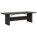 Set mobilier de grădină cu perne, 9 piese, negru, poliratan - WALTI WALTI