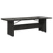 Set mobilier de exterior cu perne, 11 piese, negru, poliratan - WALTI WALTI