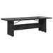 Set mobilier de grădină cu perne, 9 piese, negru, poliratan - WALTI WALTI