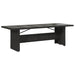 Set mobilier de exterior cu perne, 11 piese, negru, poliratan - WALTI WALTI