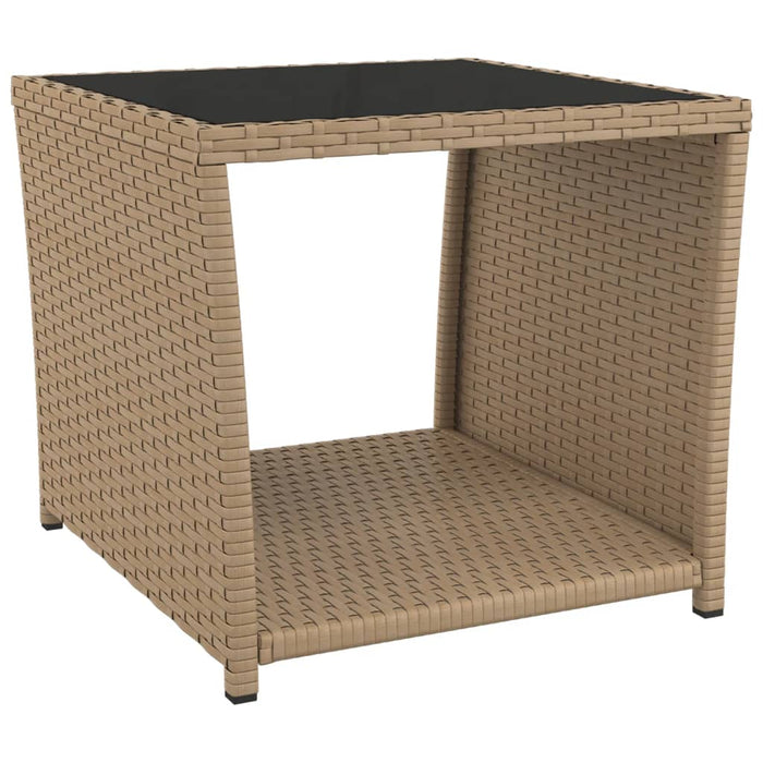 Set mobilier de grădină cu perne, 3 piese, bej, poliratan - WALTI WALTI
