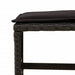 Set mobilier de grădină cu perne, 17 piese, negru, poliratan - WALTI WALTI