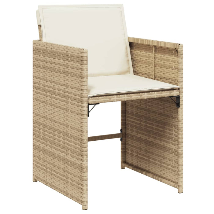 Set mobilier de grădină cu perne, 5 piese, bej, poliratan - WALTI WALTI
