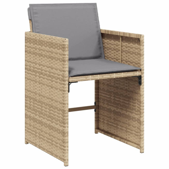 Set mobilier pentru grădină, 5 piese, cu perne, bej, poliratan - WALTI WALTI
