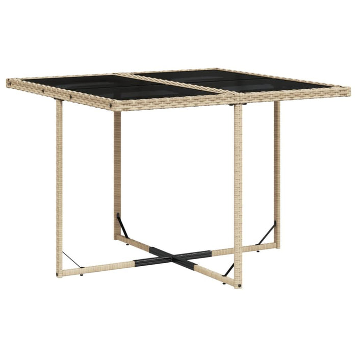 Set mobilier de grădină cu perne, 11 piese, bej, poliratan - WALTI WALTI