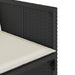 Set mobilier de grădină cu perne, 9 piese, negru, poliratan - WALTI WALTI