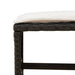 Set mobilier de grădină cu perne, 9 piese, negru, poliratan - WALTI WALTI