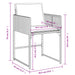Set mobilier de exterior cu perne, 11 piese, negru, poliratan - WALTI WALTI