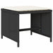 Set mobilier de exterior cu perne, 11 piese, negru, poliratan - WALTI WALTI