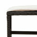 Set mobilier de exterior cu perne, 11 piese, negru, poliratan - WALTI WALTI