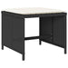 Set mobilier de grădină cu perne, 17 piese, negru, poliratan - WALTI WALTI