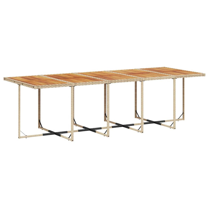 Set mobilier de grădină cu perne, 15 piese, bej, poliratan - WALTI WALTI