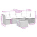 Set canapele de grădină cu perne, 6 piese, bej, poliratan - WALTI WALTI