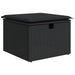 Set mobilier de grădină cu perne, 8 piese, negru, poliratan - WALTI WALTI