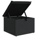 Set mobilier de grădină cu perne, 6 piese, negru, poliratan - WALTI WALTI