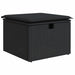 Set mobilier de grădină cu perne, 8 piese, negru, poliratan - WALTI WALTI