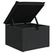 Set mobilier de grădină cu perne, 8 piese, negru, poliratan - WALTI WALTI