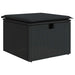Set mobilier de grădină cu perne, 6 piese, negru, poliratan - WALTI WALTI