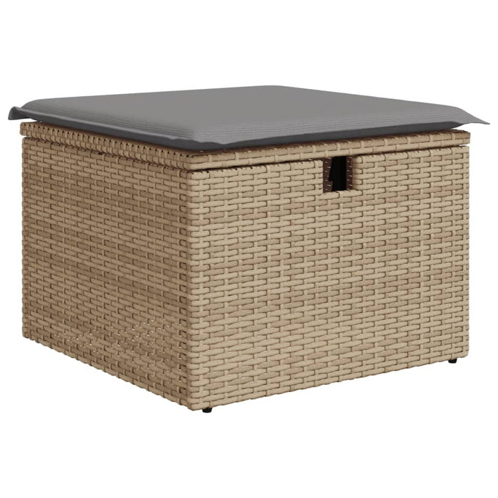 Set canapele de grădină, 8 piese, cu perne, bej, poliratan - WALTI WALTI