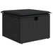 Set mobilier de grădină cu perne, 8 piese, negru, poliratan - WALTI WALTI