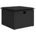 Set mobilier de grădină cu perne, 9 piese, negru, poliratan - WALTI WALTI