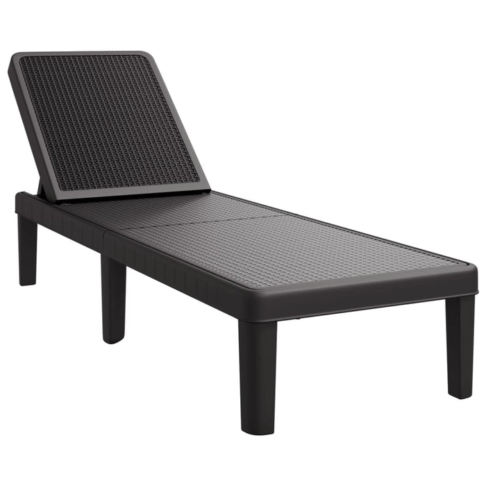 Șezlong reglabil în înălțime în 4 direcții, 155,5x57x28 cm, PP - WALTI WALTI