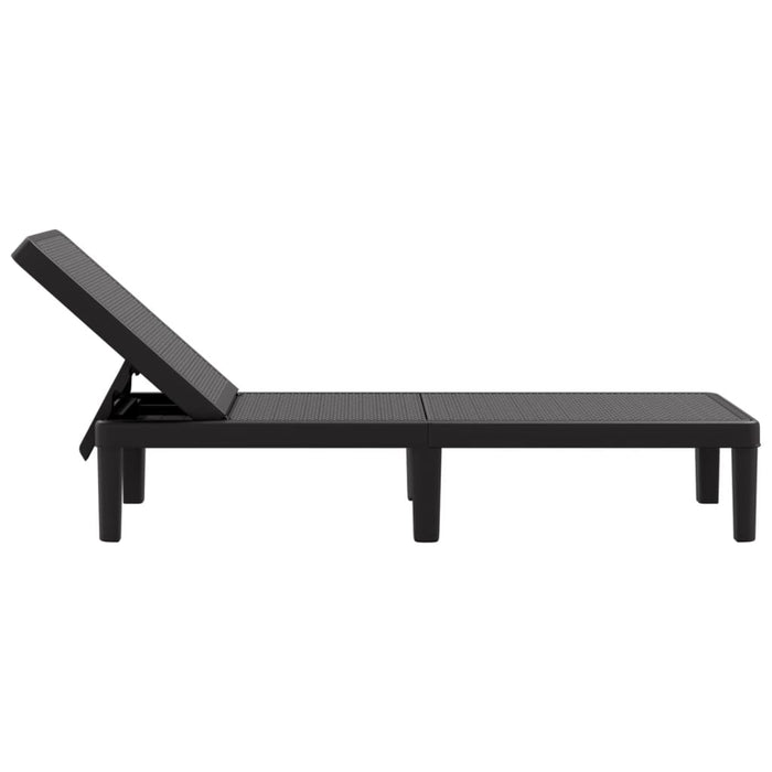 Șezlong reglabil în înălțime în 4 direcții, 155,5x57x28 cm, PP - WALTI WALTI