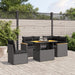 Set mobilier de grădină cu perne, 6 piese, negru, poliratan - WALTI WALTI