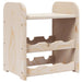 Suport pentru vin cu raft superior, 33x25x37 cm, lemn masiv pin - WALTI WALTI