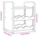 Suport pentru vin cu raft superior, 33x25x37 cm, lemn masiv pin - WALTI WALTI