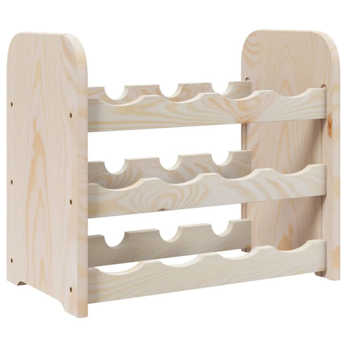Suport de vinuri, 43x25x37 cm, lemn masiv de pin - WALTI WALTI
