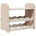Suport vinuri cu raft superior, 43x25x37 cm, lemn masiv de pin - WALTI WALTI