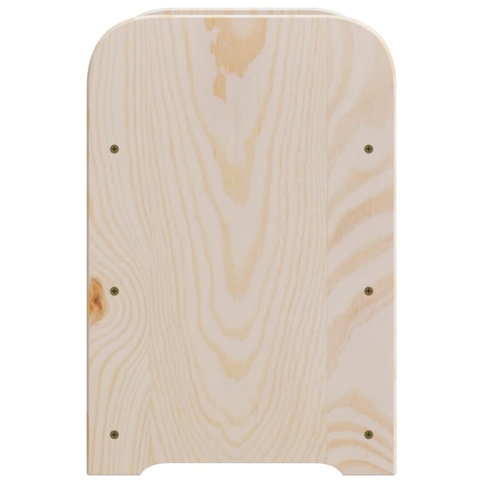Suport vinuri cu raft superior, 43x25x37 cm, lemn masiv de pin - WALTI WALTI