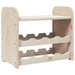 Suport vinuri cu raft superior, 43x25x37 cm, lemn masiv de pin - WALTI WALTI