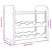 Suport vinuri cu raft superior, 43x25x37 cm, lemn masiv de pin - WALTI WALTI