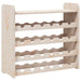 Suport de vinuri cu raft superior, 67,5x25x60cm, lemn masiv pin - WALTI WALTI