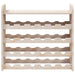 Suport de vinuri cu raft superior, 67,5x25x60cm, lemn masiv pin - WALTI WALTI