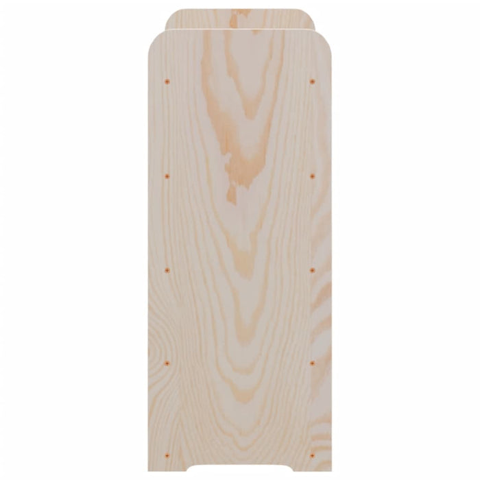 Suport de vinuri cu raft superior, 67,5x25x60cm, lemn masiv pin - WALTI WALTI